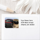 Puggles差出人住所ラベル ラベル (インサイチュ)