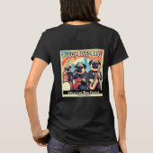 Puggy Blues Bros. ポートランド オレゴン Tシャツ (裏面)