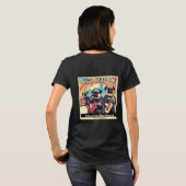 Puggy Blues Bros. ポートランド オレゴン Tシャツ (裏面フル)