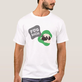 PUGholic メンズ Tシャツ