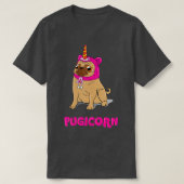 Pugicorn  Magical Pug Unicorn  Dog Lover Gift  Tシャツ (デザイン正面)