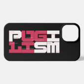 PUGILISM – ブラックフォンケース iPhoneケース (裏面横)