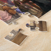 Pugin著設計されている中世裁判所プレート40からの「 ジグソーパズル (側面)