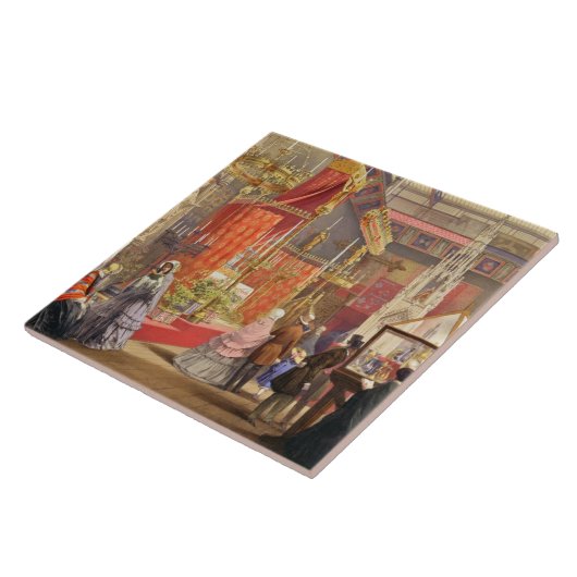 Pugin著設計されている中世裁判所プレート40からの「 タイル (側面)