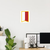 Puglia Italy Region Crest Art Print ポスター (ホームオフィス)