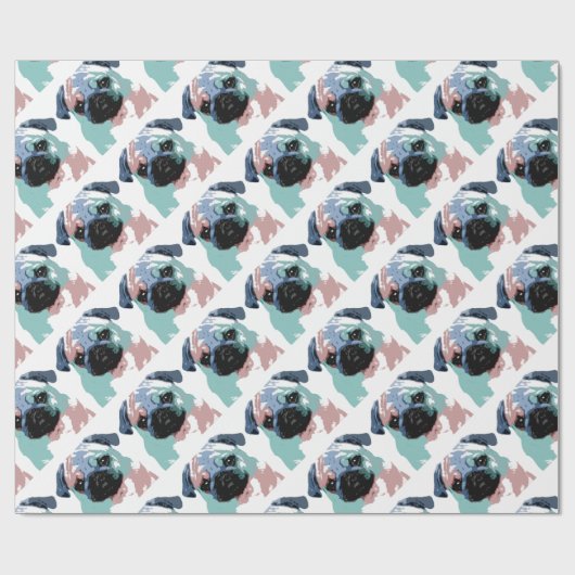 Pugly ラッピングペーパー (フラット)