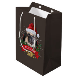 Pugmasのメリーなギフトバッグ ミディアムペーパーバッグ