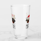 Pugmasのメリーなパグサンタ及びトナカイ タンブラーグラス (左)