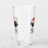 Pugmasのメリーなパグサンタ及びトナカイ タンブラーグラス (右)