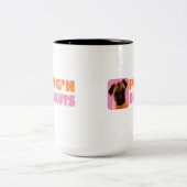 Pug'nのドーナツのマグ ツートーンマグカップ (中央)