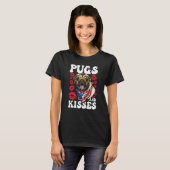 Pugsとキス Tシャツ (正面フル)