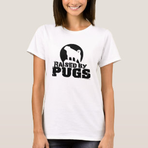 PUGSの女性の長袖シャツで育った Tシャツ