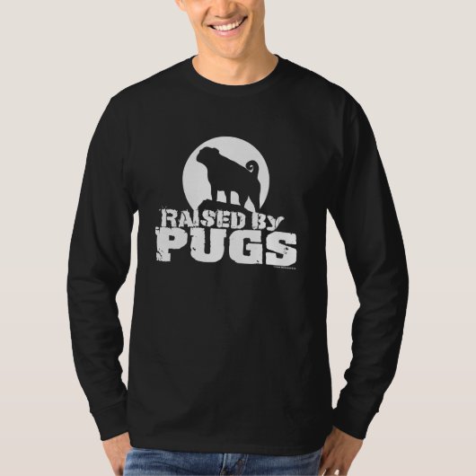 PUGSの長袖ダークシャツで浮き上がった Tシャツ (正面)
