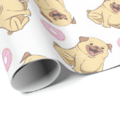 Pugsラッピング紙 ラッピングペーパー (ロールコーナー)