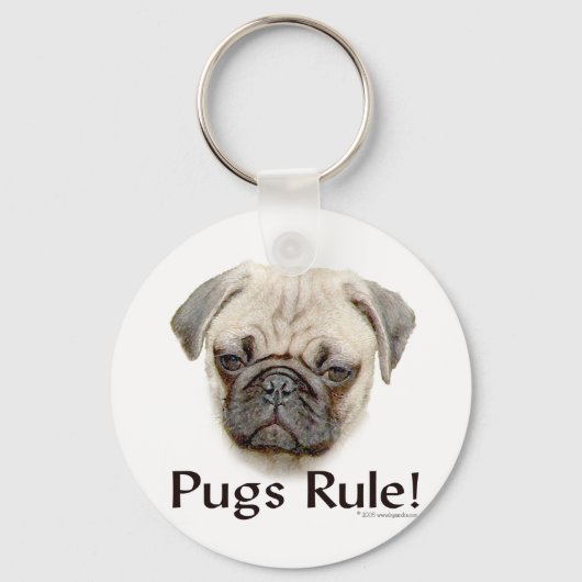 Pugsルール キーホルダー (正面)