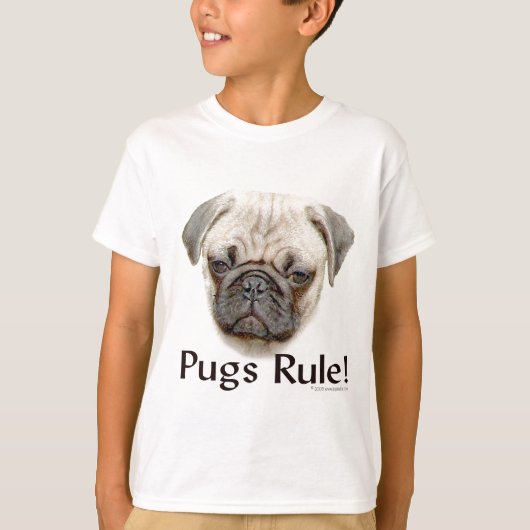 Pugsルール Tシャツ (正面)