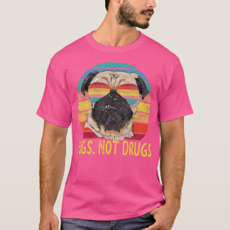 Pugs非薬物Pug犬の恋人の贈り物 Tシャツ