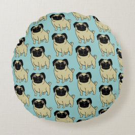Pugs ラウンドクッション