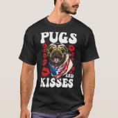 Pugs and Kisses Tシャツ (正面)