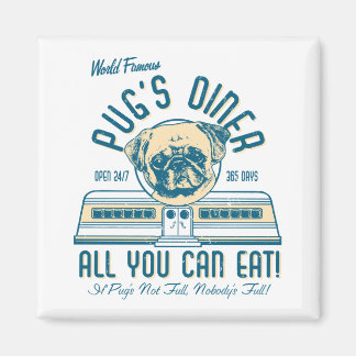 Pug's Diner 50sレトロヴィンテージ磁石 マグネット