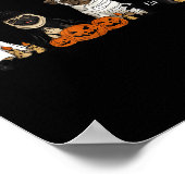 Pugs Dog Lovers - Pug Ghost Pug Witch Pug Hallowee ポスター (角)