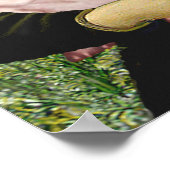 Pugs (Fawn + Black) - Mona Lisa ポスター (角)