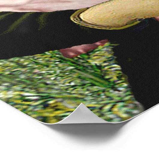 Pugs (Fawn + Black) - Mona Lisa ポスター (角)