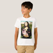 Pugs (Fawn + Blk) - Mona Lisa Tシャツ (正面フル)