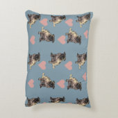 Pugs & hearts アクセントクッション (裏面(縦))