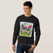 Pugs in Love Essential T-Shirt 862 スウェットシャツ (正面フル)