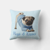 Pugs & Kisses  クッション (裏面)
