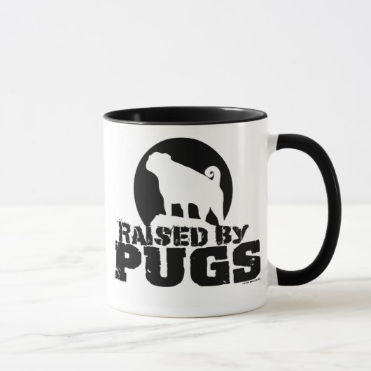 PUGS MUGSによって育てられた！ マグカップ (右)