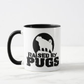 PUGS MUGSによって育てられた！ マグカップ (左)