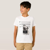 Pugshot:Pug Mugshot Tシャツ (正面フル)