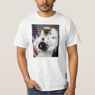 Pugstranaut Tシャツ