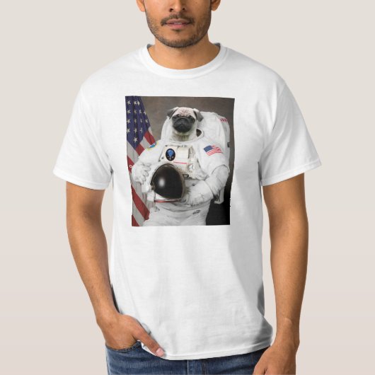 Pugstranaut Tシャツ (正面)