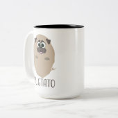 Pugtato! ツートーンマグカップ (正面左)