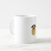 Pugtato Pugポテトシャツ愛犬家の衣装おもしろい コーヒーマグカップ (正面左)