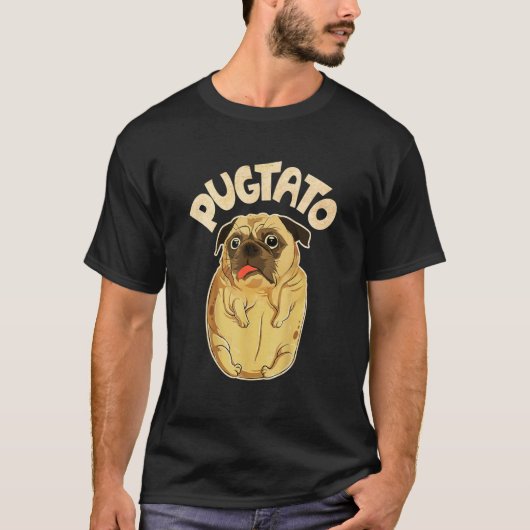 Pugtato Pug Potato   Dog   Costume   Meme Tシャツ (正面)