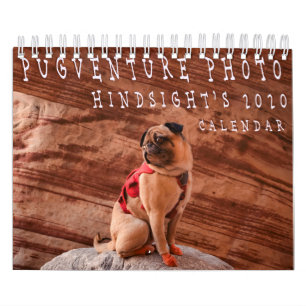 Pugventure Photo Hindsight's 2020 Calendar （小） カレンダー