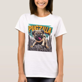 Pugzilla: The Snuggle Queen Tシャツ