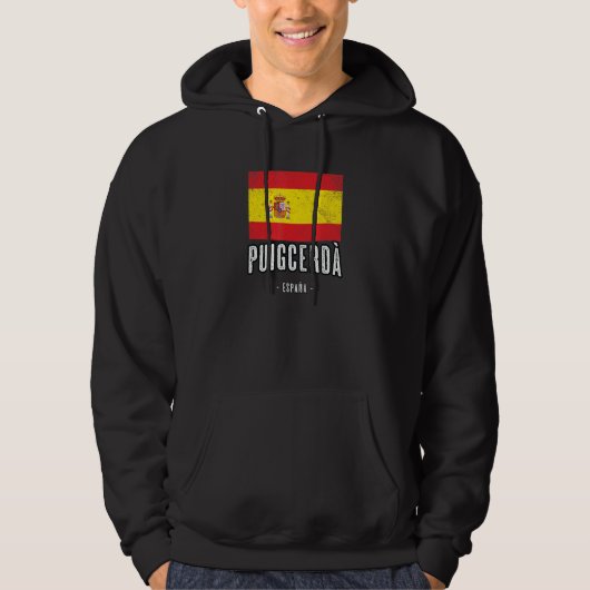 PuigcerdスペインESフラッグシティ – Bandera Ropa - パーカ (正面)