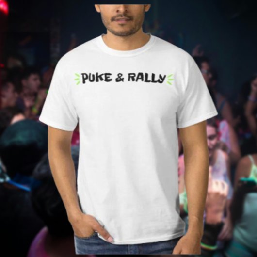 Puke & Rally Tシャツ | パーティー凡例版