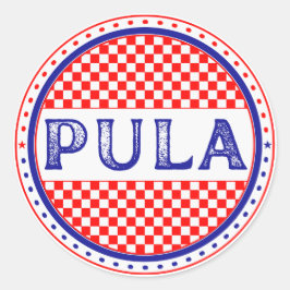 Pula City Pride Emblem – Croatian Identity ラウンドシール