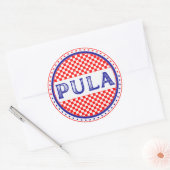 Pula City Pride Emblem – Croatian Identity ラウンドシール (封筒)