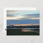 Pulaski atサンセットポストカード ポストカード (正面/裏面)