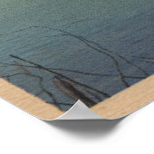 Pulaski, NYカヌーのビュー,キャンプ,テント,湖 ポスター (角)