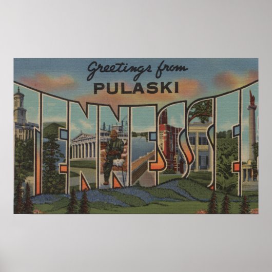 Pulaski, Tennessee - Large Letter Scenes ポスター (正面)