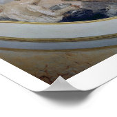 Pulcinella on a Swing, 1797 (fresco) ポスター (角)