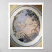 Pulcinella on a Swing, 1797 (fresco) ポスター (正面)